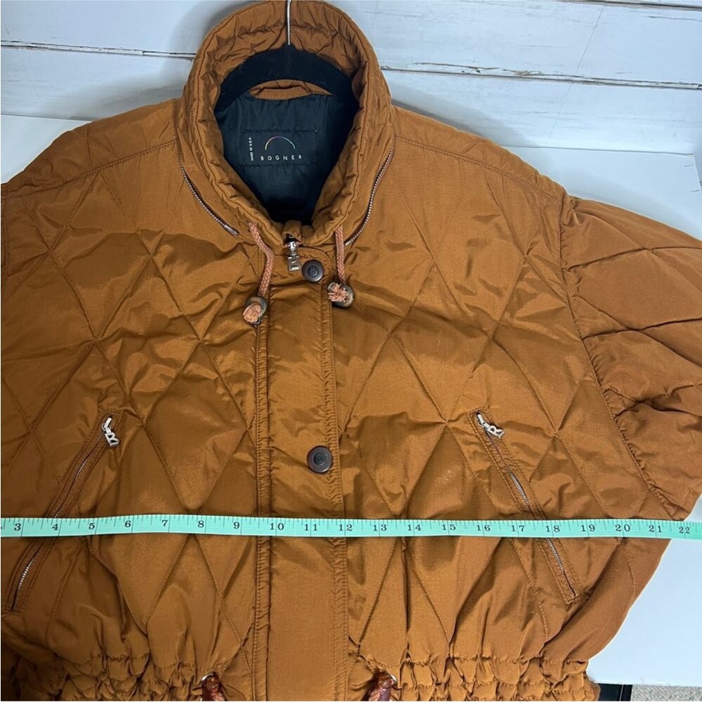 Vintage Bogner Quilted Jacket Burnt Orange - Picture 4 of 14